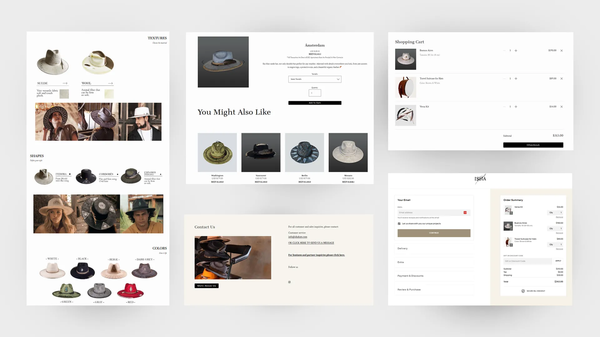 Sitio E-Commerce Sombrería